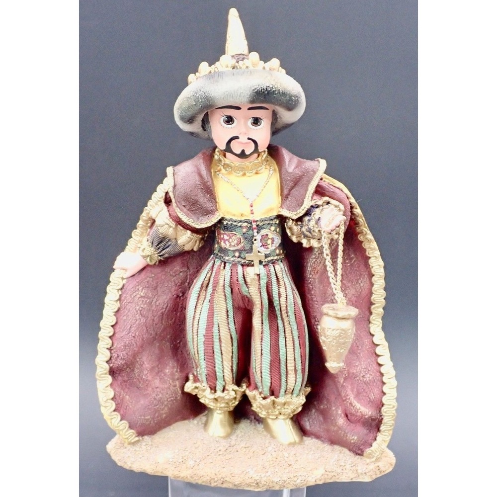 Vintage Christmas Wiseman Figure  Balthasar Signed Numbered Madame Alexander 6"